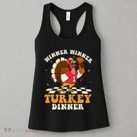 Thanksgiving Retro Football Feast Women's Tank Top thumb 3