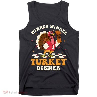Thanksgiving Retro Football Feast Tank Top