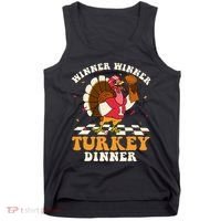Thanksgiving Retro Football Feast Tank Top thumb 0