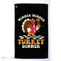 Thanksgiving Retro Football Feast Golf Towel thumb 0