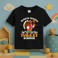 Thanksgiving Retro Football Feast Toddler T-Shirt thumb 3