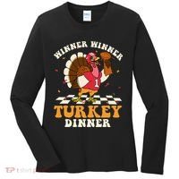 Thanksgiving Retro Football Feast Women's Long Sleeve Shirt thumb 0