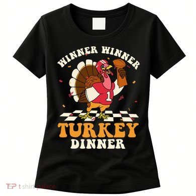Thanksgiving Retro Football Feast Women's T-Shirt