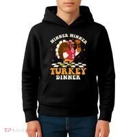 Thanksgiving Retro Football Feast Kids Hoodie thumb 4