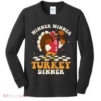 Thanksgiving Retro Football Feast Kids Long Sleeve Shirt thumb 0