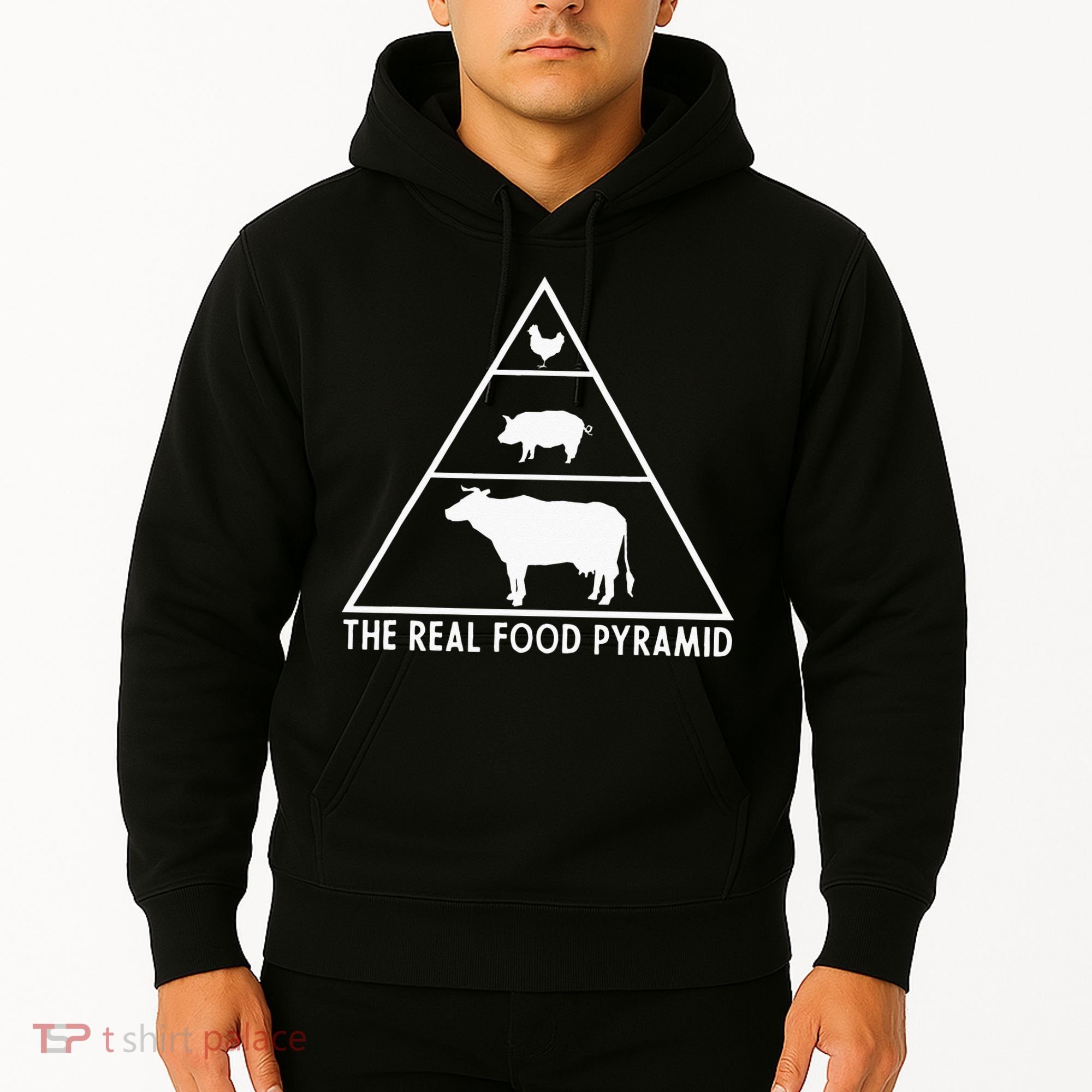 The Real Food Pyramid For Carnivores Hoodie