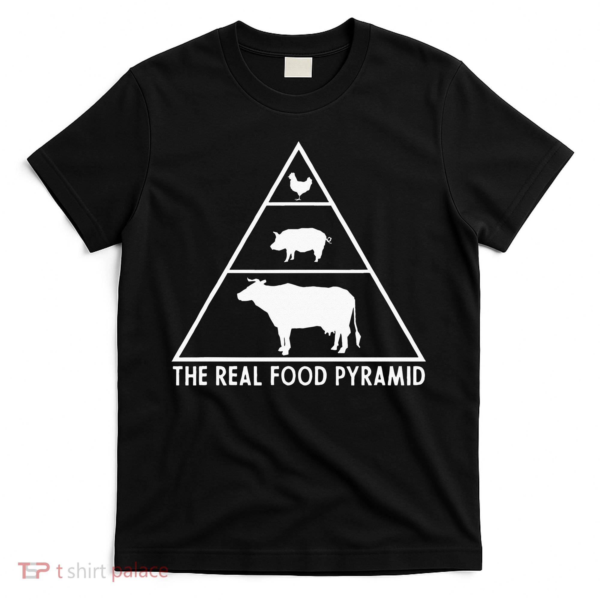 The Real Food Pyramid For Carnivores T-Shirt