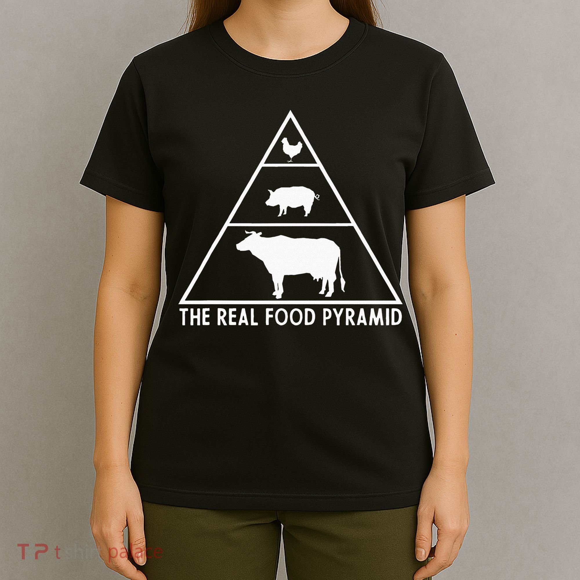The Real Food Pyramid For Carnivores T-Shirt