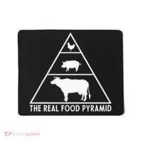 The Real Food Pyramid For Carnivores Mousepad thumb 0