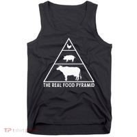 The Real Food Pyramid For Carnivores Tank Top thumb 0