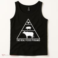 The Real Food Pyramid For Carnivores Tank Top thumb 2