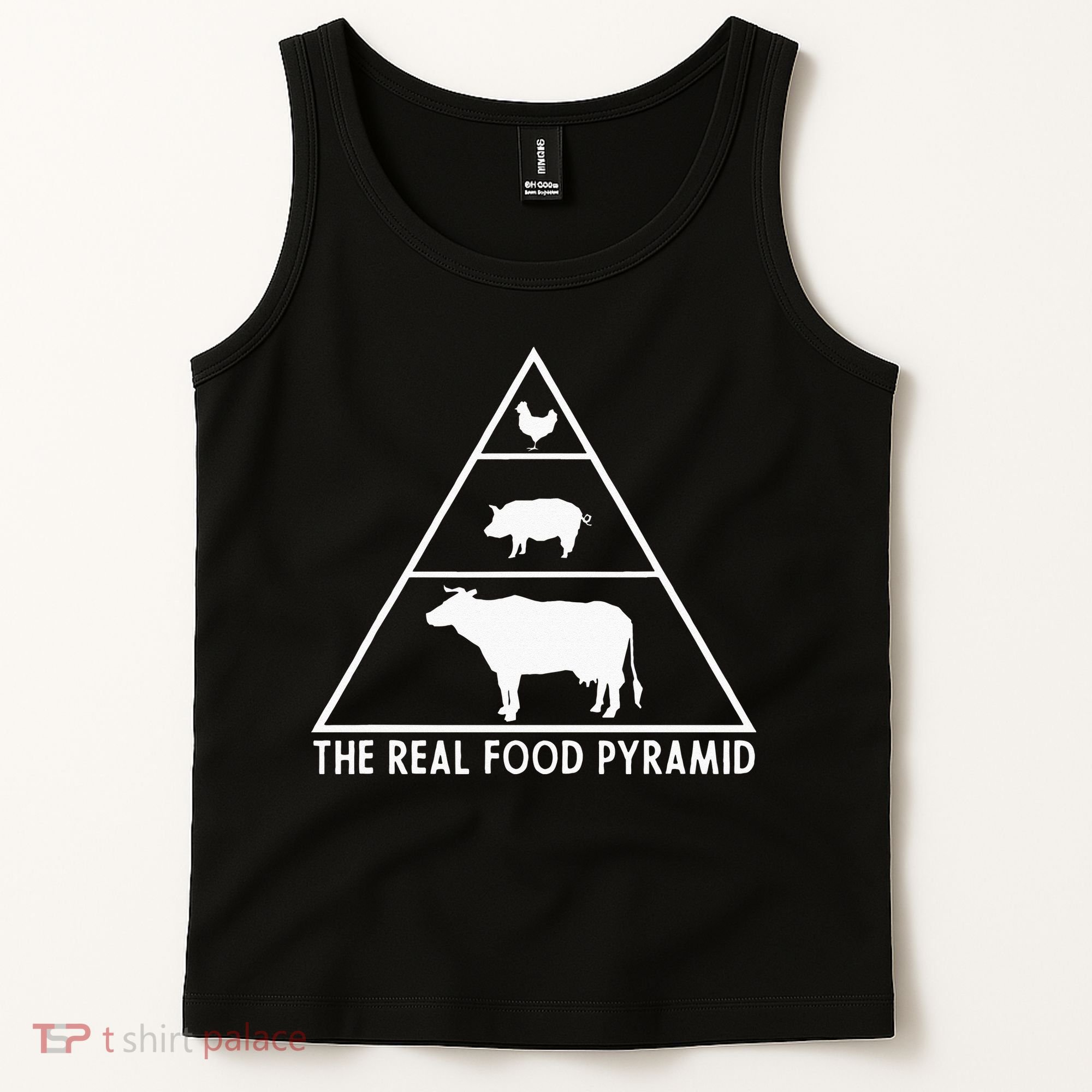 The Real Food Pyramid For Carnivores Tank Top