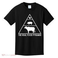 The Real Food Pyramid For Carnivores Kids T-Shirt thumb 0