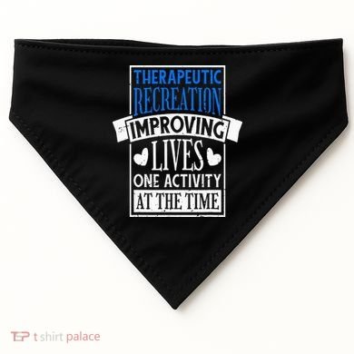 Therapeutic Recreation For Recreational Therapy USA-Made Doggie Bandana