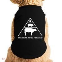 The Real Food Pyramid Beef Pork Chicken Doggie Tank thumb 0