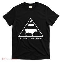 The Real Food Pyramid Beef Pork Chicken T-Shirt thumb 0