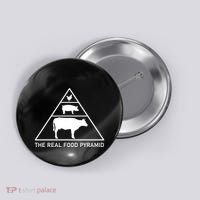 The Real Food Pyramid Beef Pork Chicken Button thumb 0