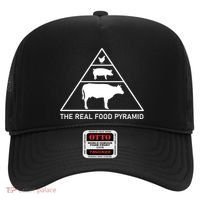 The Real Food Pyramid Beef Pork Chicken Hat thumb 0