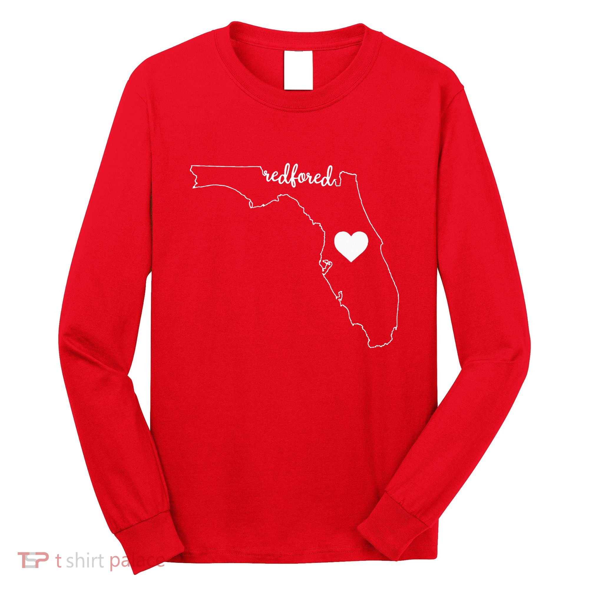 Teacher Red For Ed RedForEd Florida Public Education Gift Long Sleeve Shirt