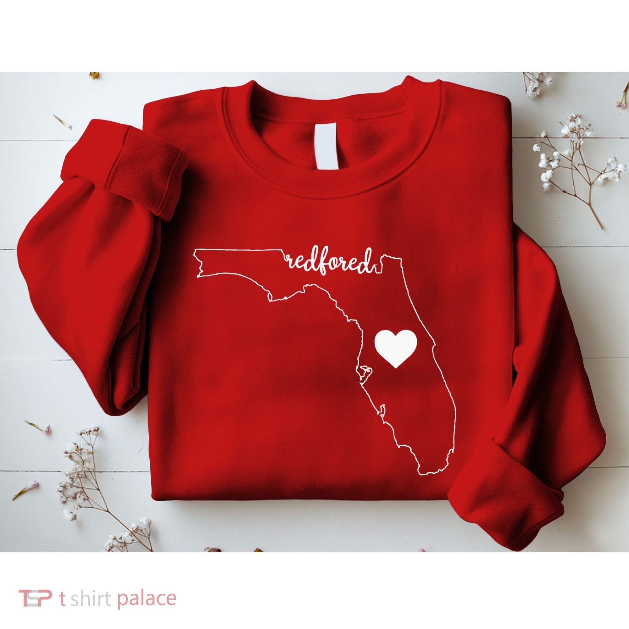 Teacher Red For Ed RedForEd Florida Public Education Gift Sweatshirt