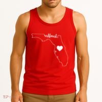 Teacher Red For Ed RedForEd Florida Public Education Gift Tank Top thumb 3