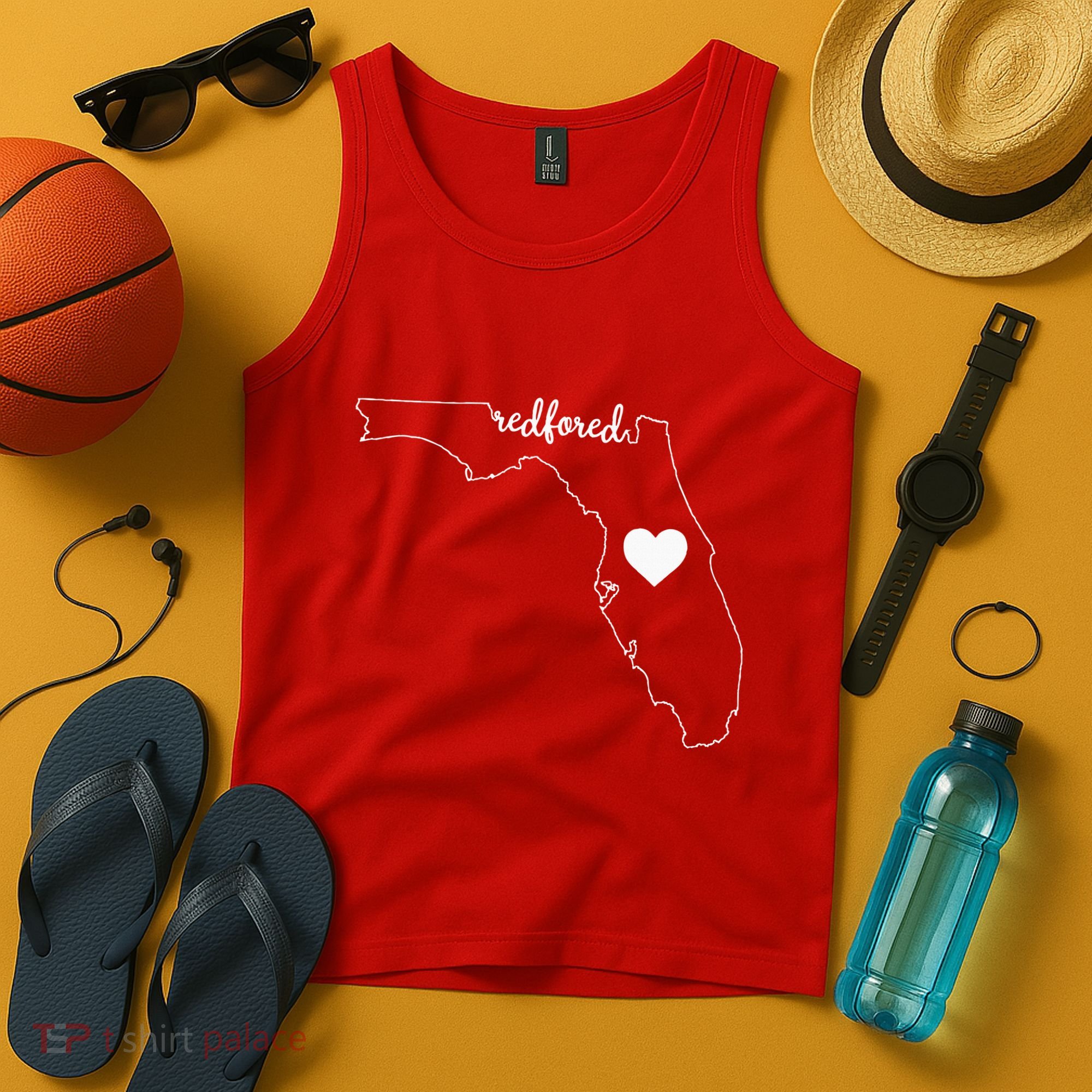 Teacher Red For Ed RedForEd Florida Public Education Gift Tank Top