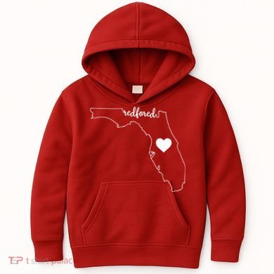 Teacher Red For Ed RedForEd Florida Public Education Gift Kids Hoodie