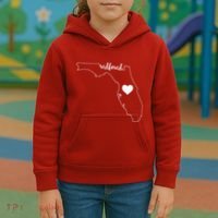 Teacher Red For Ed RedForEd Florida Public Education Gift Kids Hoodie thumb 3