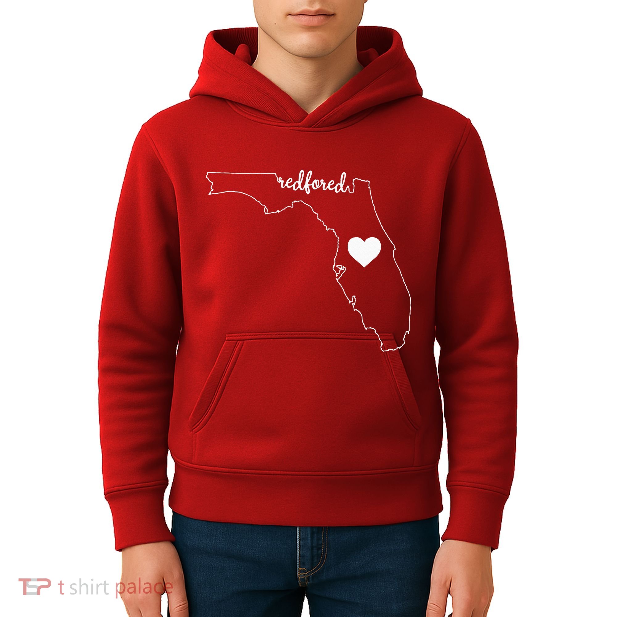 Teacher Red For Ed RedForEd Florida Public Education Gift Kids Hoodie