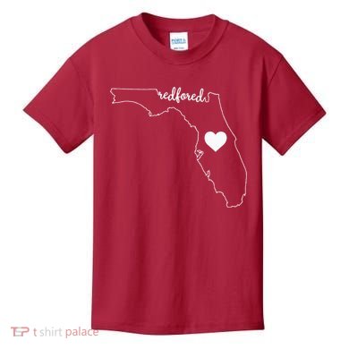 Teacher Red For Ed RedForEd Florida Public Education Gift Kids T-Shirt