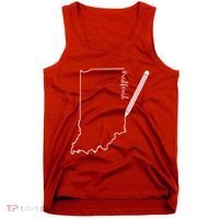 Teacher Red For Ed RedForEd Indiana Pencil Drawing Gift Tank Top thumb 0