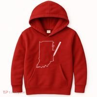 Teacher Red For Ed RedForEd Indiana Pencil Drawing Gift Kids Hoodie thumb 0
