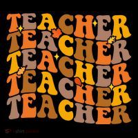 Teacher Retro Fall Cute Gift Coaster thumb 2