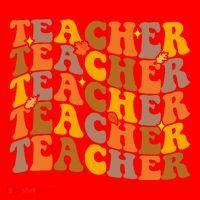 Teacher Retro Fall Cute Gift Santa Hat thumb 1