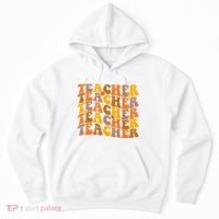 Teacher Retro Fall Cute Gift Hoodie thumb 0