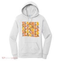 Teacher Retro Fall Cute Gift Women's Hoodie thumb 0