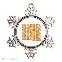 Teacher Retro Fall Cute Gift Ornament thumb 0