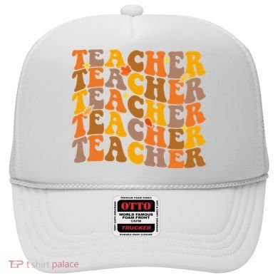 Teacher Retro Fall Cute Gift Hat