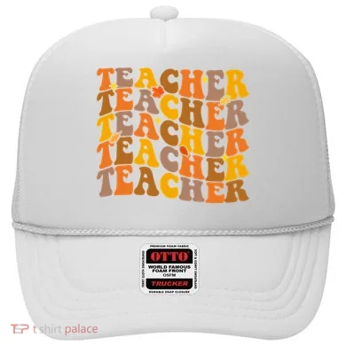 Teacher Retro Fall Cute Gift Hat