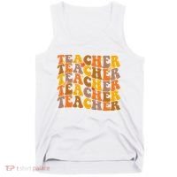 Teacher Retro Fall Cute Gift Tank Top thumb 0