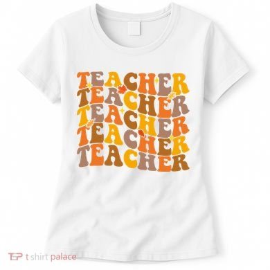 Teacher Retro Fall Cute Gift Women's T-Shirt