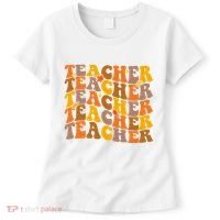 Teacher Retro Fall Cute Gift Women's T-Shirt thumb 0