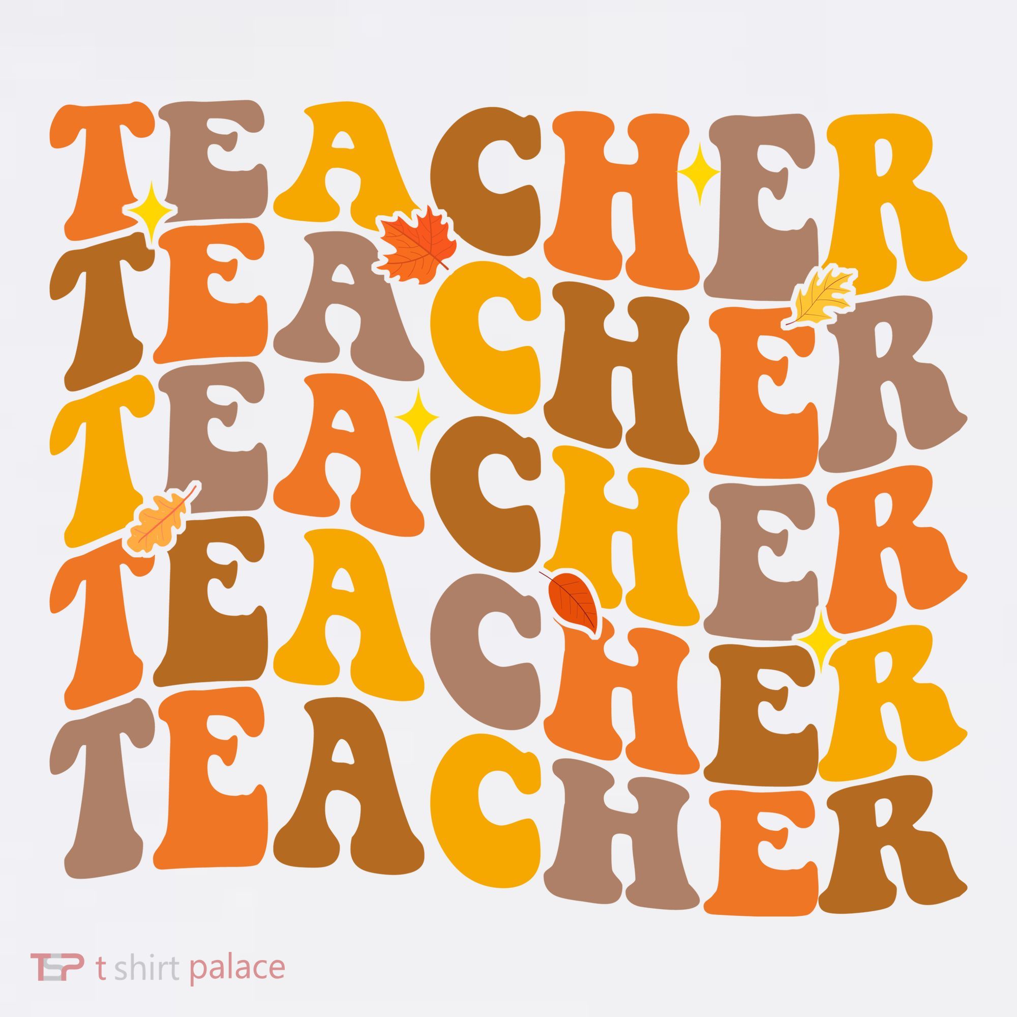 Teacher Retro Fall Cute Gift Women's T-Shirt