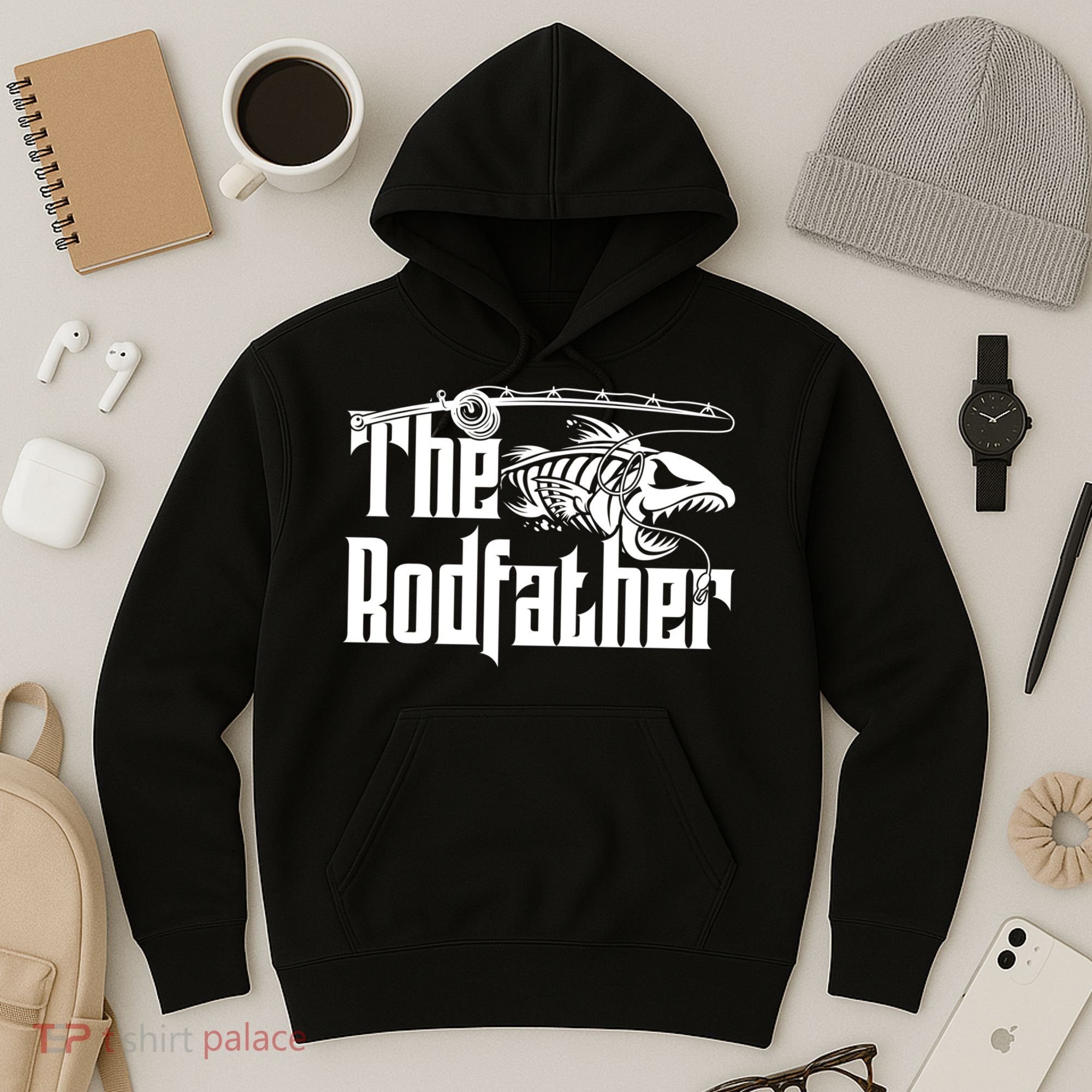 The Rodfather | Fishing Hoodie
