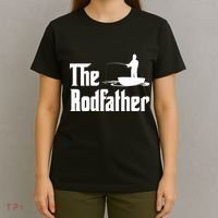 The Rodfather Funny Fishing For Fisherman Gift T-Shirt thumb 4