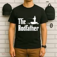 The Rodfather Funny Fishing For Fisherman Gift T-Shirt thumb 6