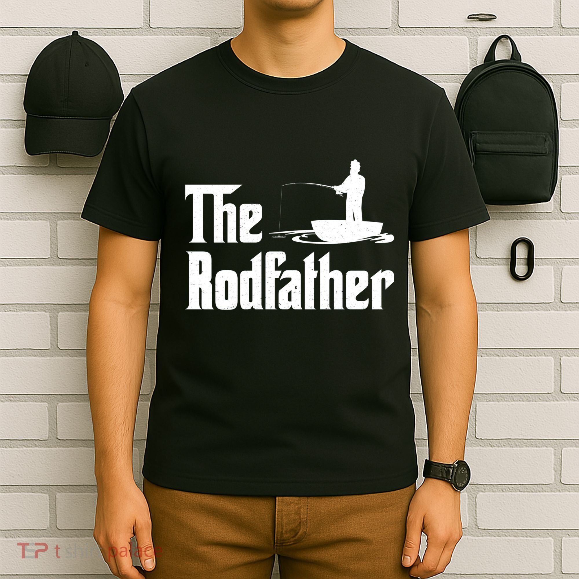 The Rodfather Funny Fishing For Fisherman Gift T-Shirt