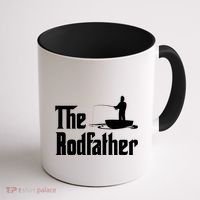 The Rodfather Funny Fishing For Fisherman Gift Coffee Mug thumb 1