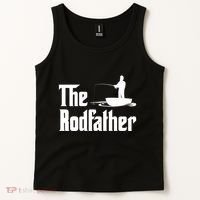 The Rodfather Funny Fishing For Fisherman Gift Tank Top thumb 2