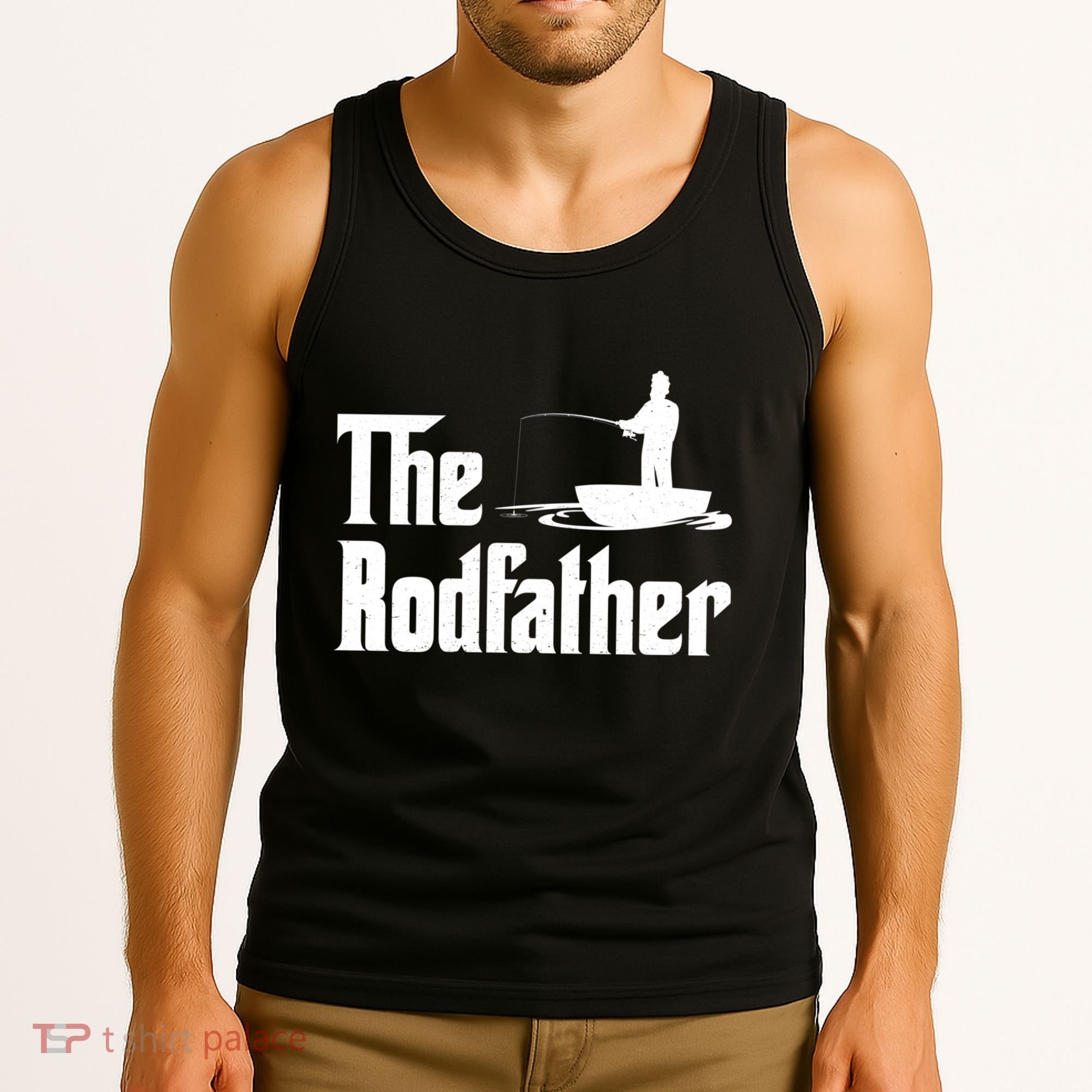 The Rodfather Funny Fishing For Fisherman Gift Tank Top